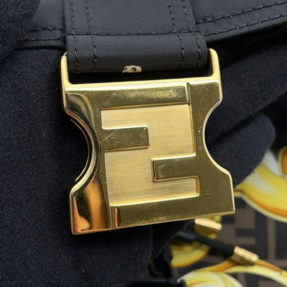 Pre-Loved Fendi Versace Fendace Zucca Nylon Backpack - Picture 7 of 9